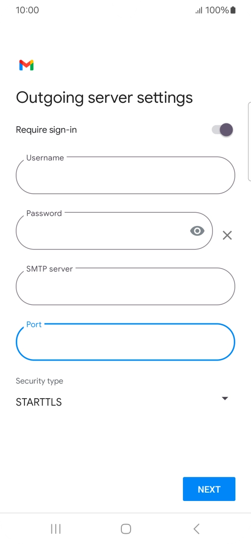 Press the drop down list below 