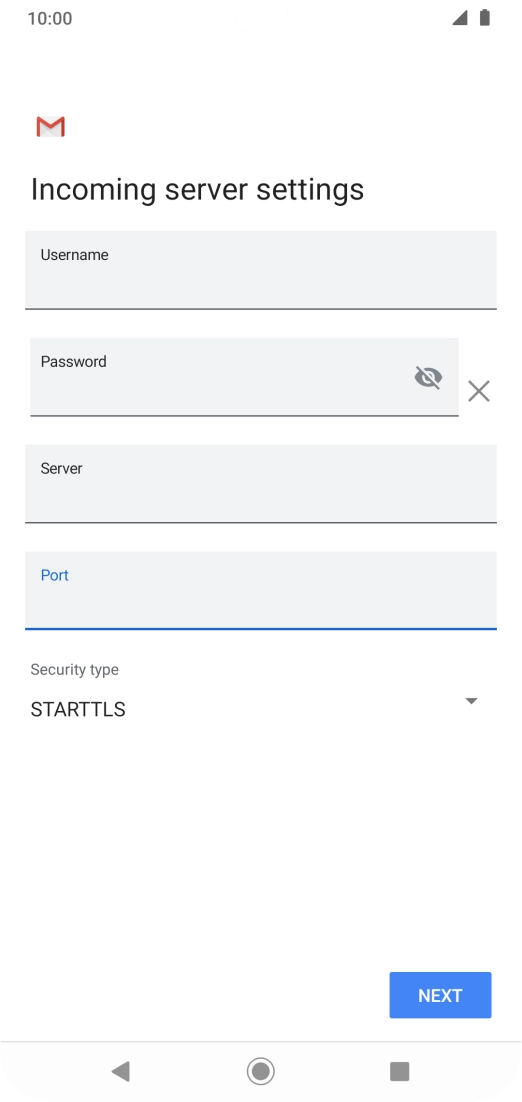 Press the drop down list below 