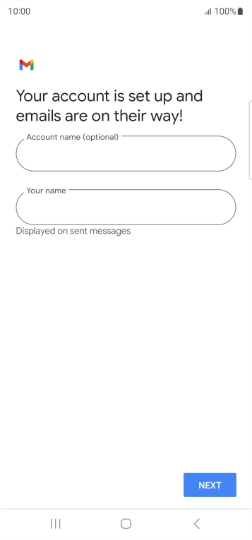 Press the field below 