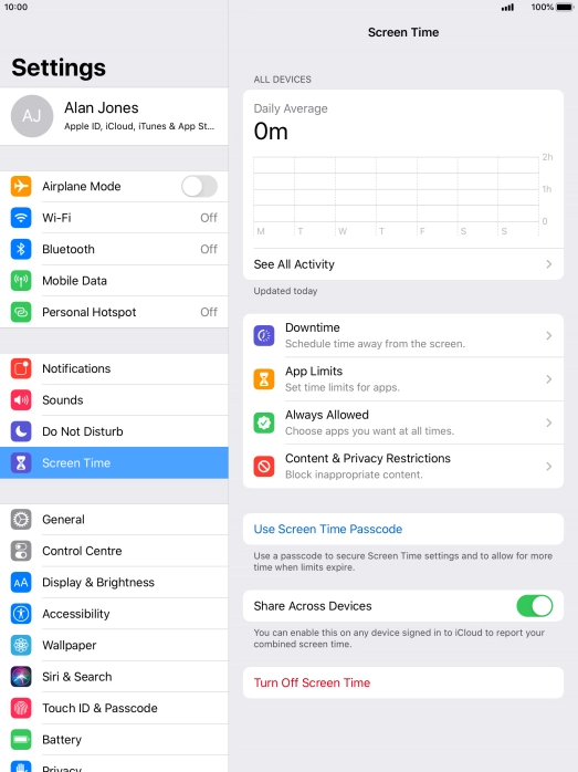 Press See All Activity.