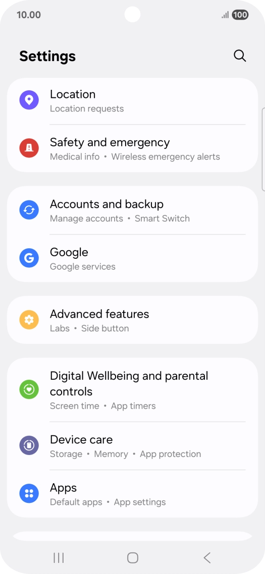 Press Accounts and backup.