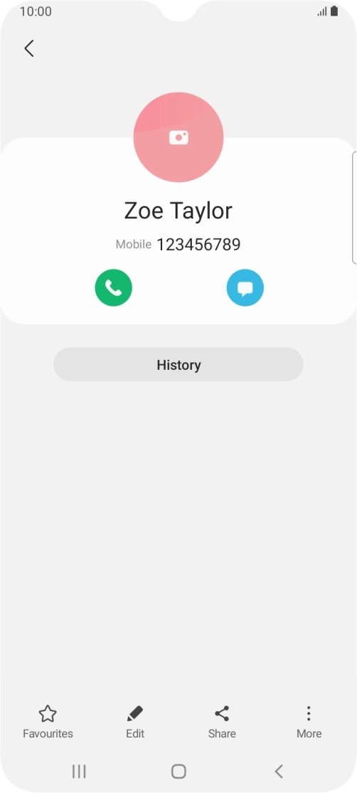 Press the Home key to return to the home screen.