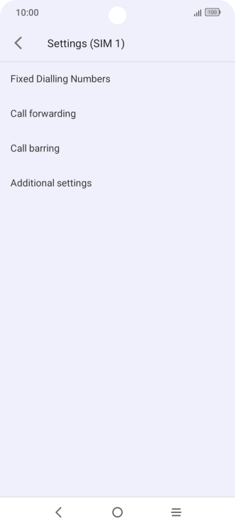 Press Fixed Dialling Numbers.