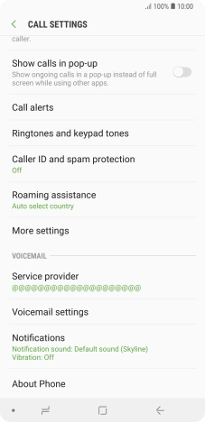 Press More settings.