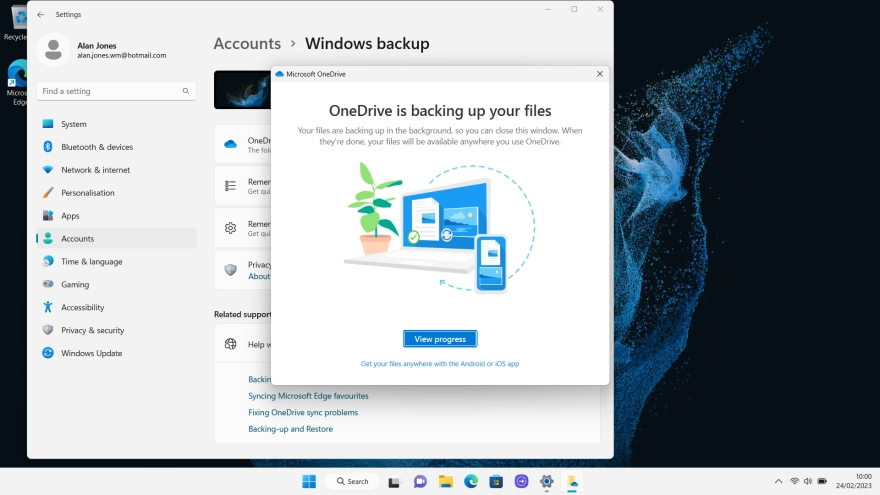 Click the close icon.