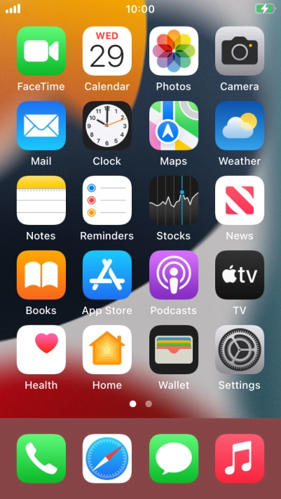 When the battery charging icon is displayed, charging is in progress.