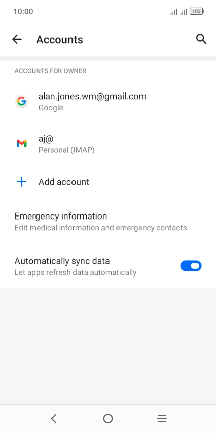 Press the Home key to return to the home screen.