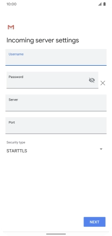 Press the field below 