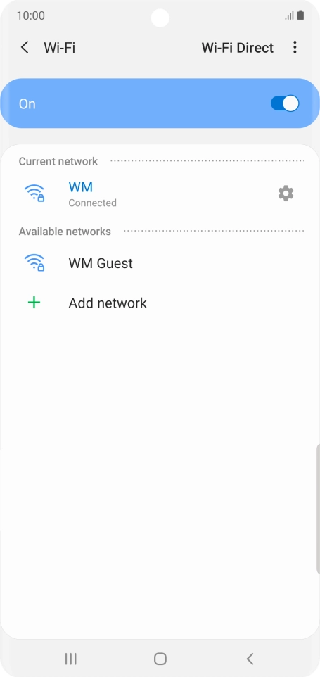 Press the Home key to return to the home screen.