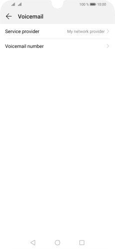 Press Voicemail number.