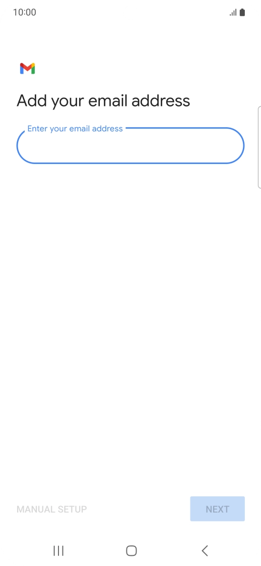 Press the field below 