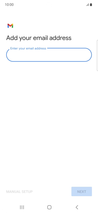 Press the field below 