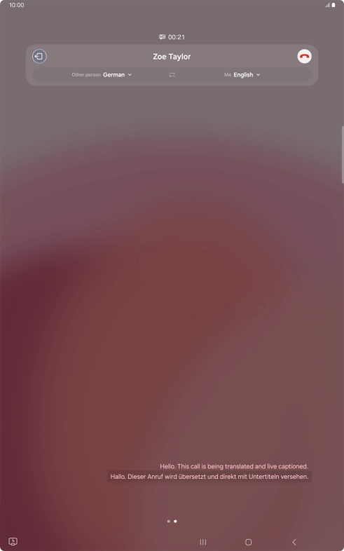 Press the drop down lists to select the required languages.