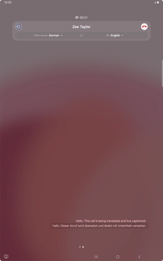 Press the drop down lists to select the required languages.