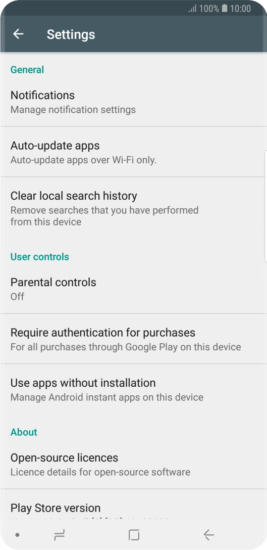 Press Auto-update apps.