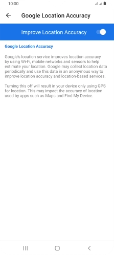 If you press the indicator next to 