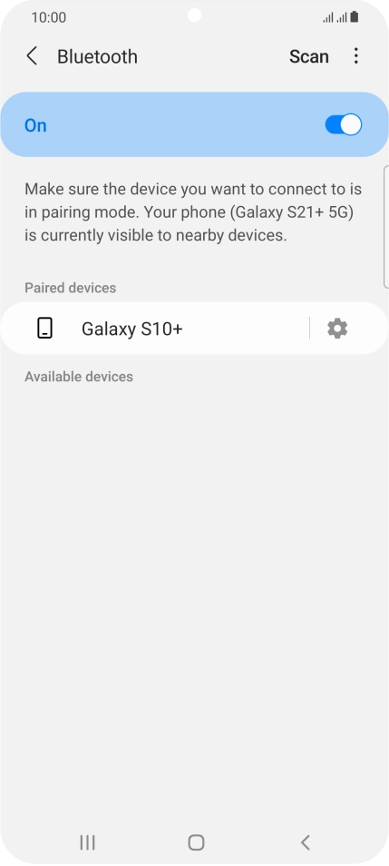Press the Home key to return to the home screen.