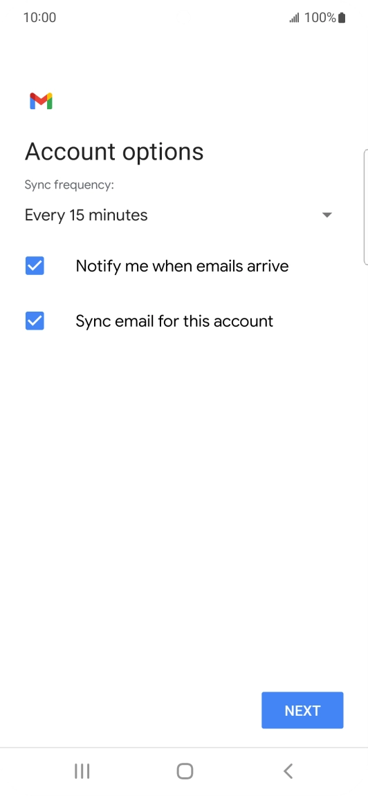 Press the drop down list below 