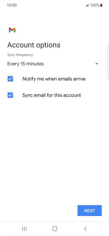 Press the drop down list below 