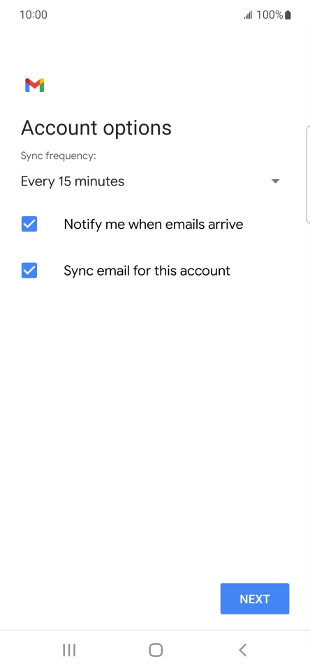 Press the drop down list below 