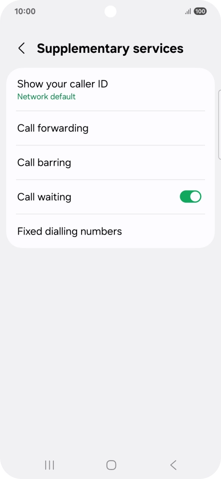 Press Fixed dialling numbers.