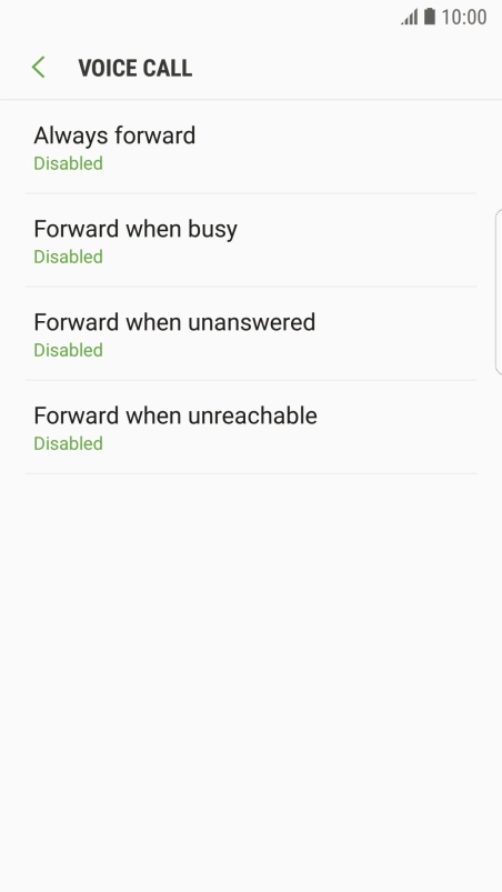 Press the Home key to return to the home screen.