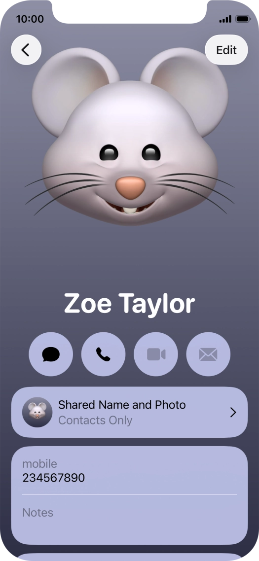 Slide your finger upwards starting from the bottom of the screen to return to the home screen.