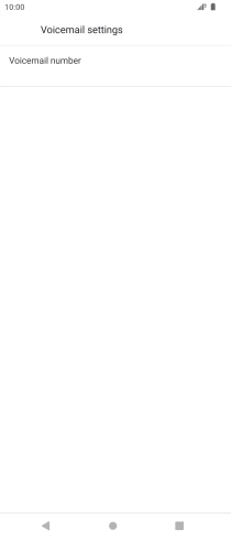 Press Voicemail number.