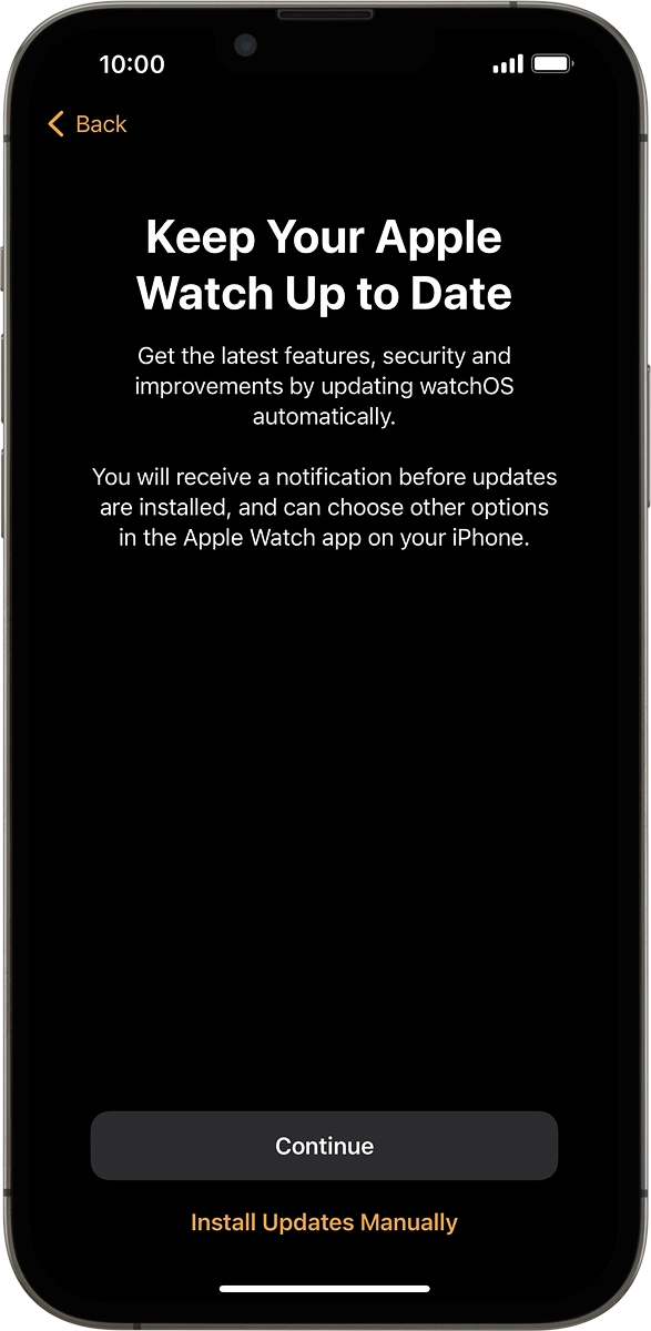On your phone: Press Continue.