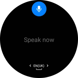 Follow the instructions on the screen to record and send the required reply.