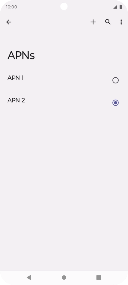 Press the Home key to return to the home screen.