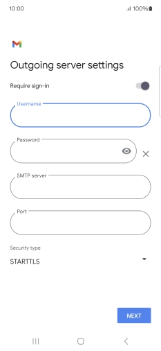 Press the field below 