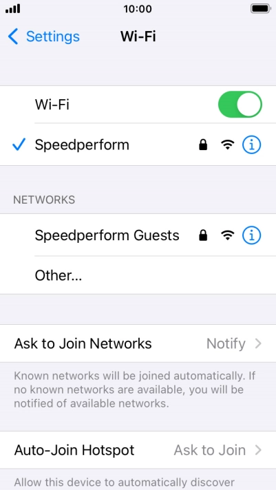 Press the Home key to return to the home screen.