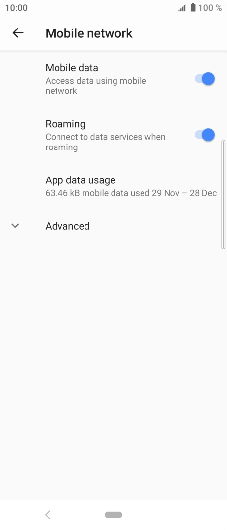 Press the Home key to return to the home screen.