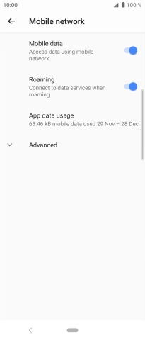 Press the Home key to return to the home screen.