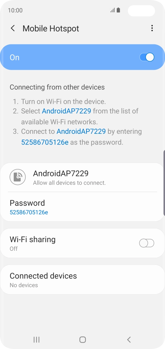 Press the Home key to return to the home screen.