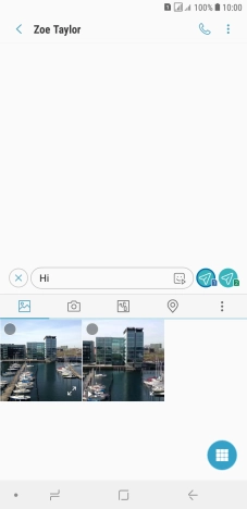 Press the picture icon.