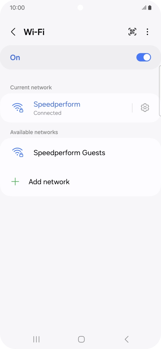 Press the Home key to return to the home screen.