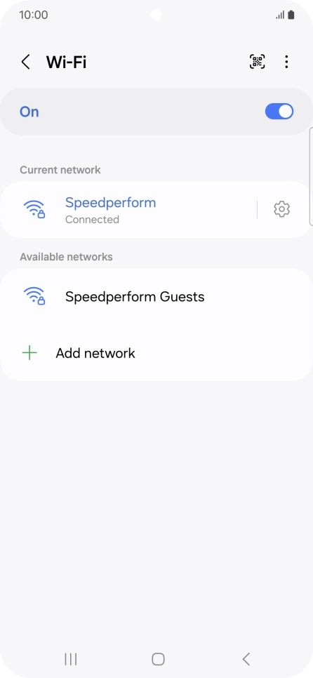Press the Home key to return to the home screen.