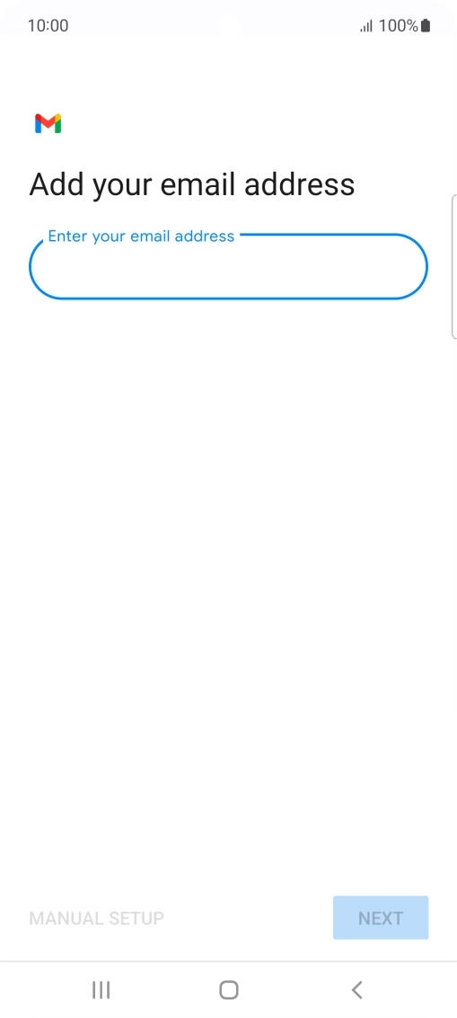 Press the field below 