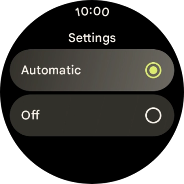 Press the required setting to turn mobile data on or off.