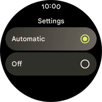 Press the required setting to turn mobile data on or off.