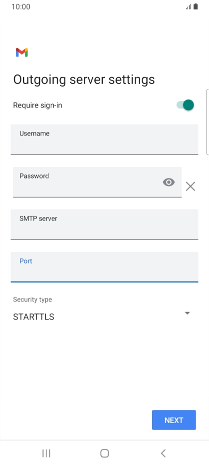 Press the drop down list below 