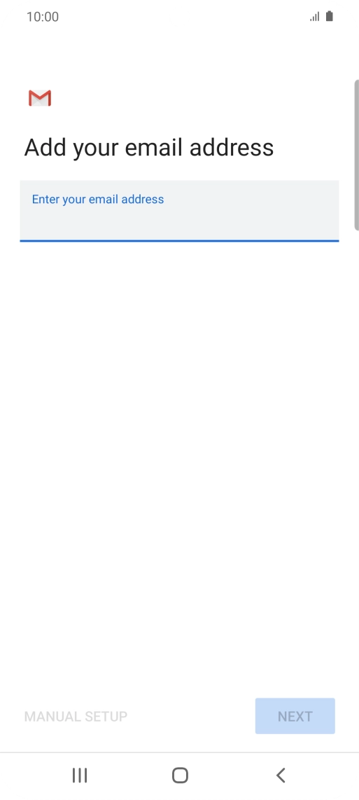 Press the field below 