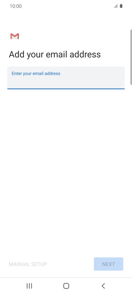 Press the field below 