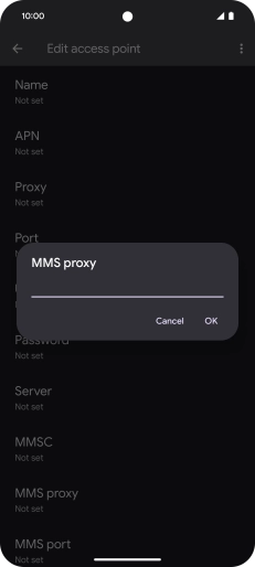 Key in 149.254.201.135 and press OK.