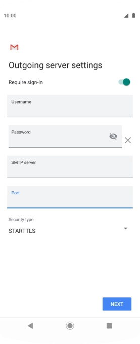 Press the drop down list below 
