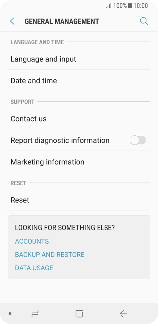 Press Date and time.