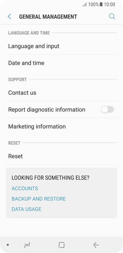 Press Date and time.