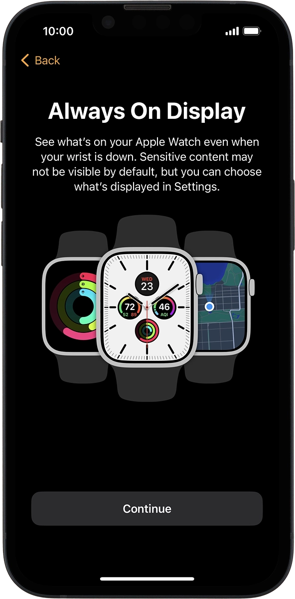 On your phone: Press Continue.